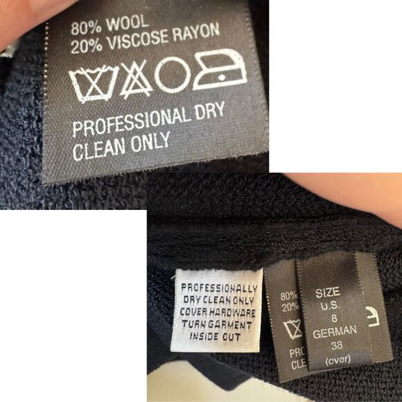 St. John Evening Embellished Black and Gold Jacket Size 8 - Picture 7 of 8